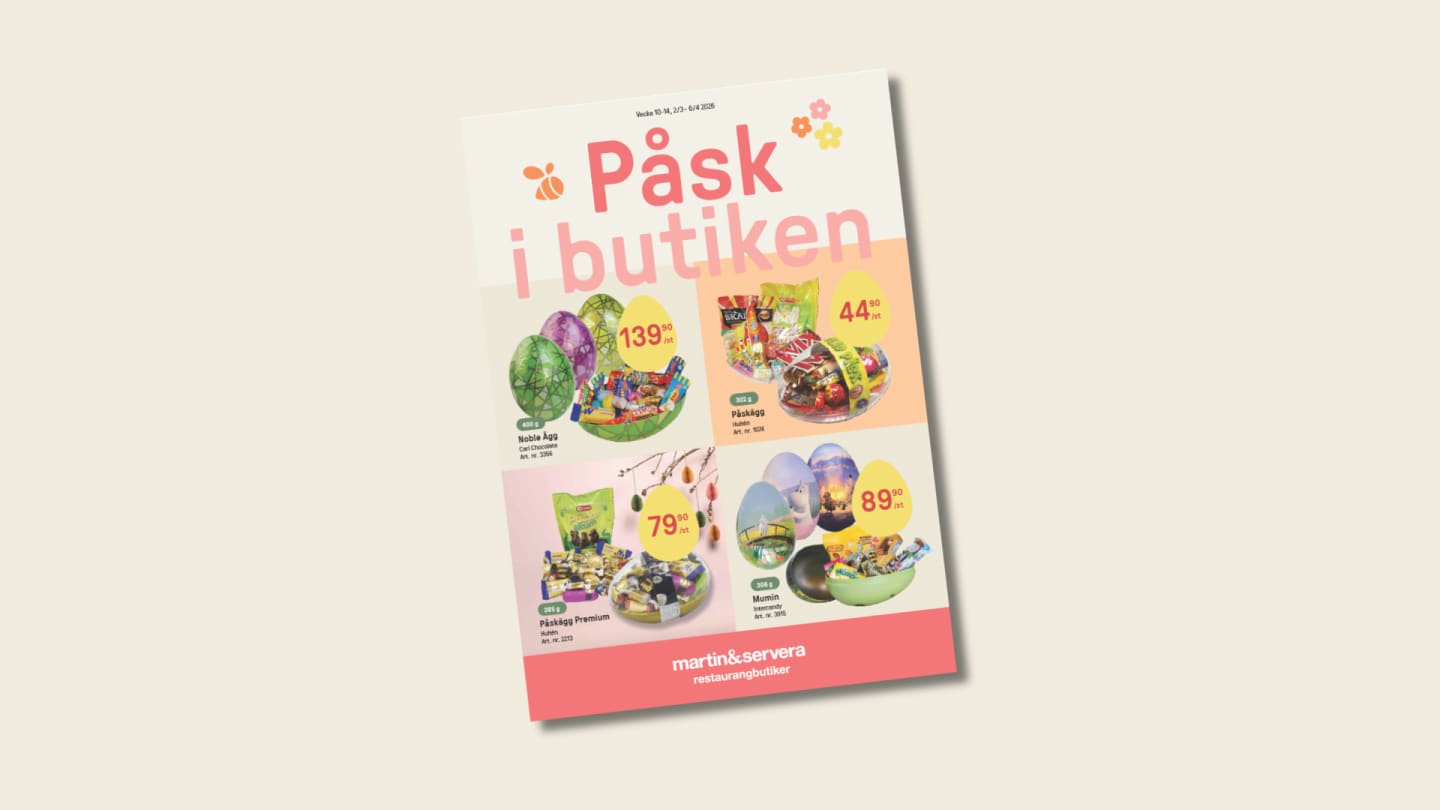 Påskgodis i butiken