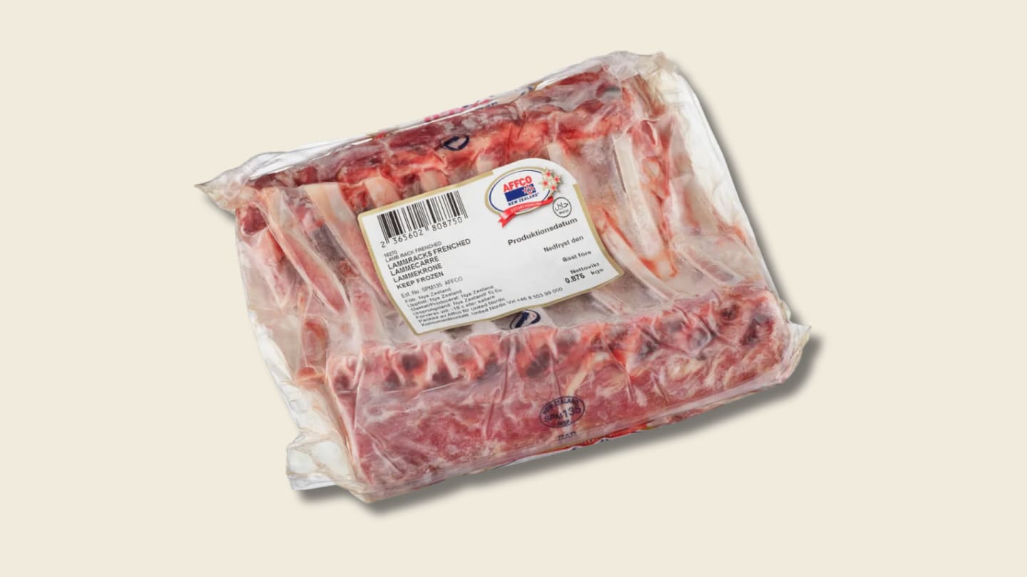 Lamm frenched racks - fryst