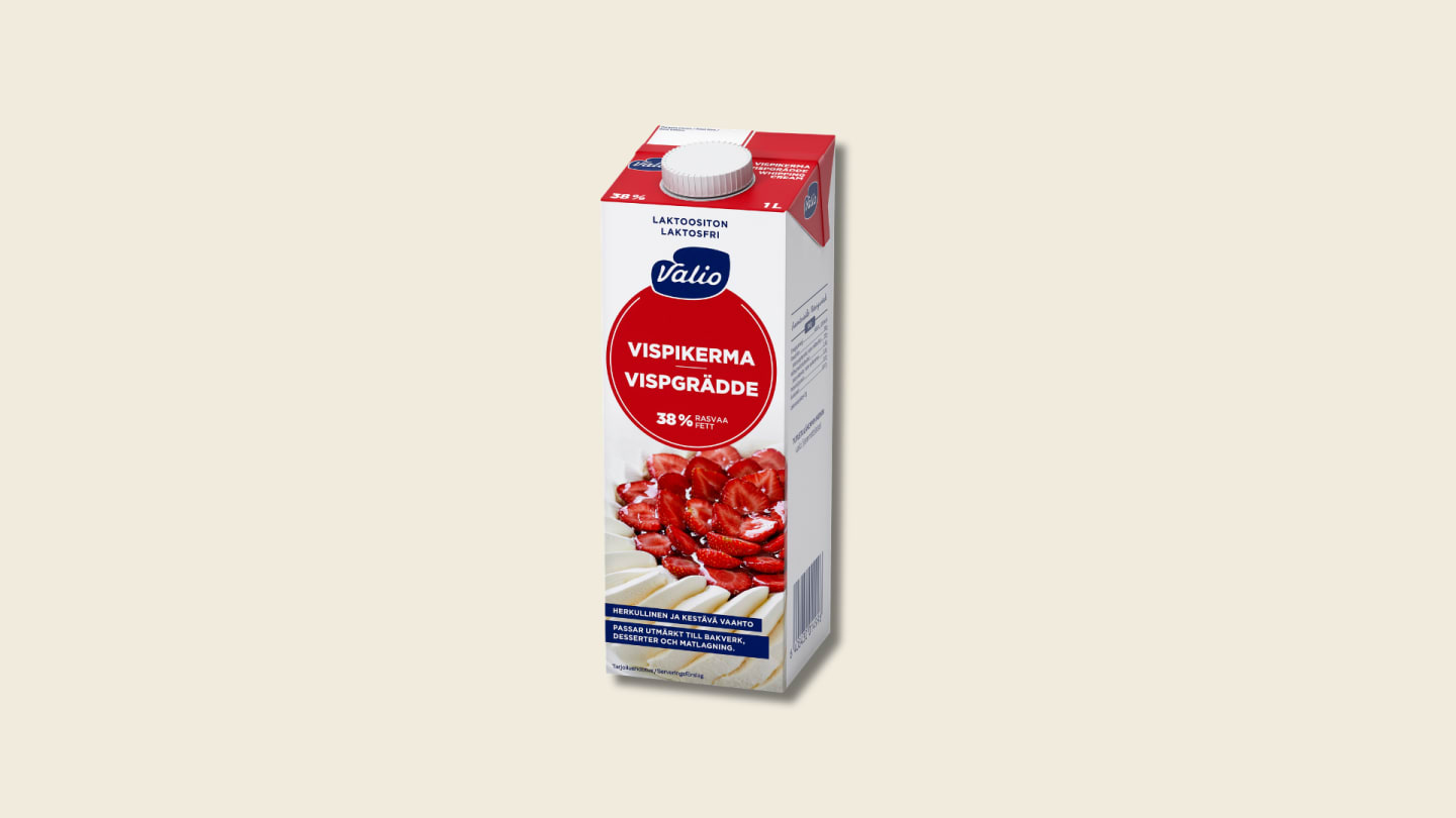 Vispgrädde 38% laktosfri