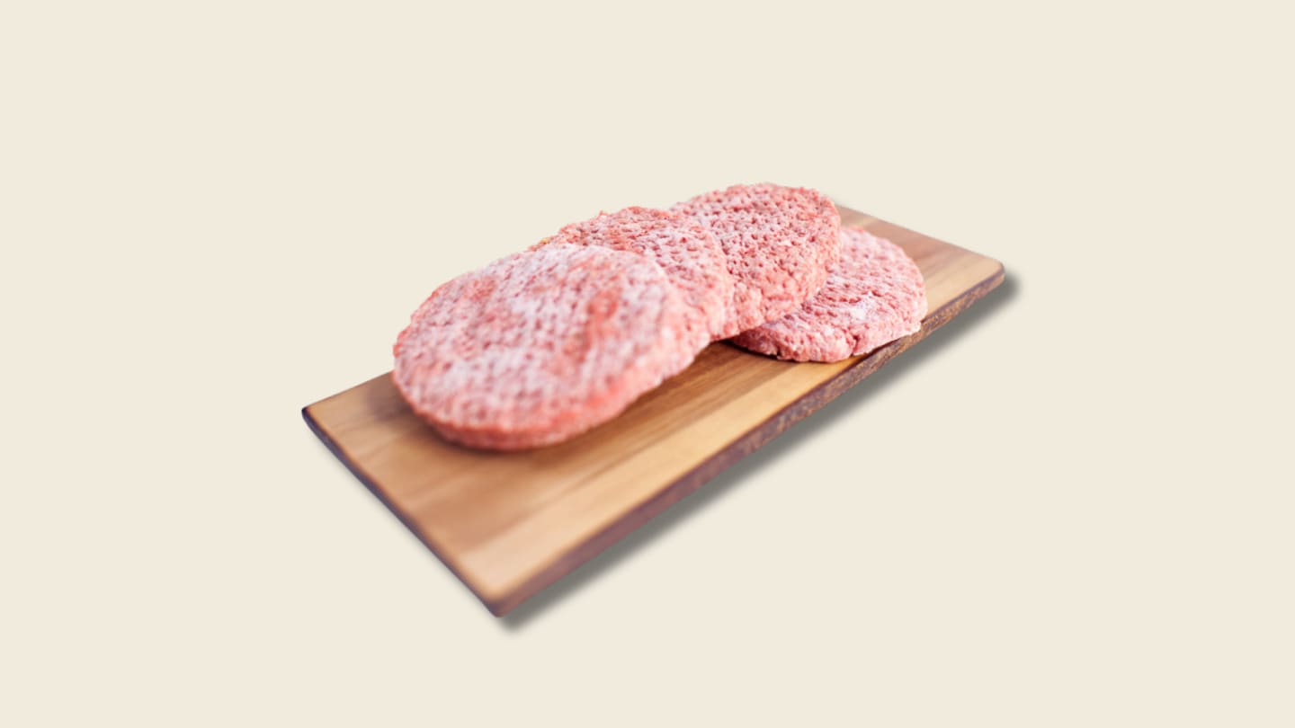 Hamburgare 180 g högrev/entrecotekappa - fryst