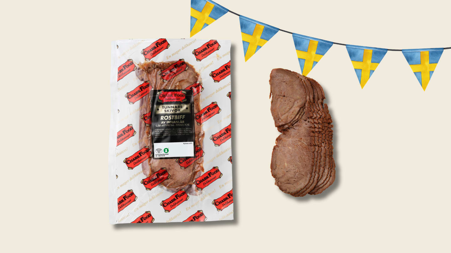 Rostbiff grillad innanlår skivad