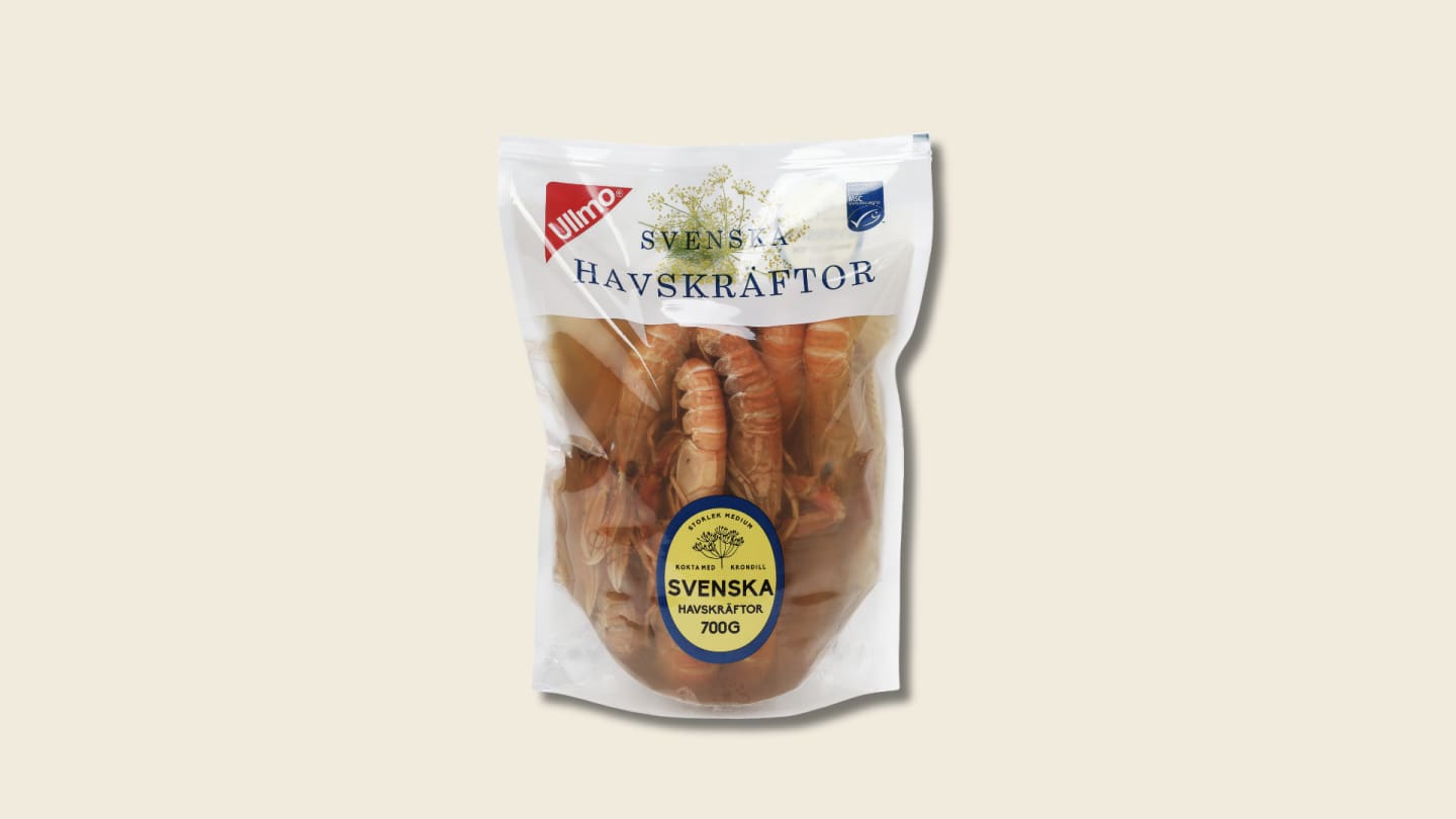 Havskräftor färska MSC