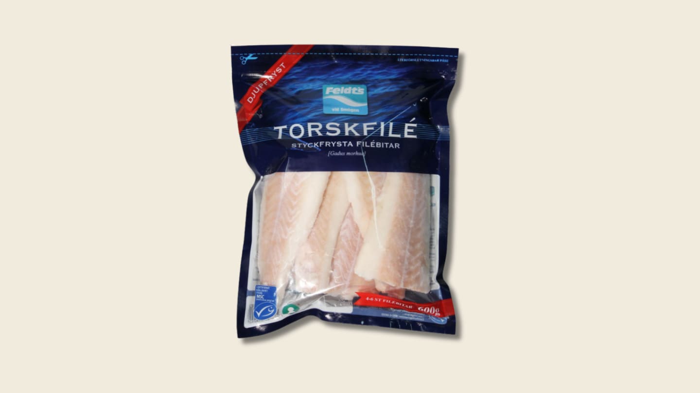 Torskfilé MSC - fryst