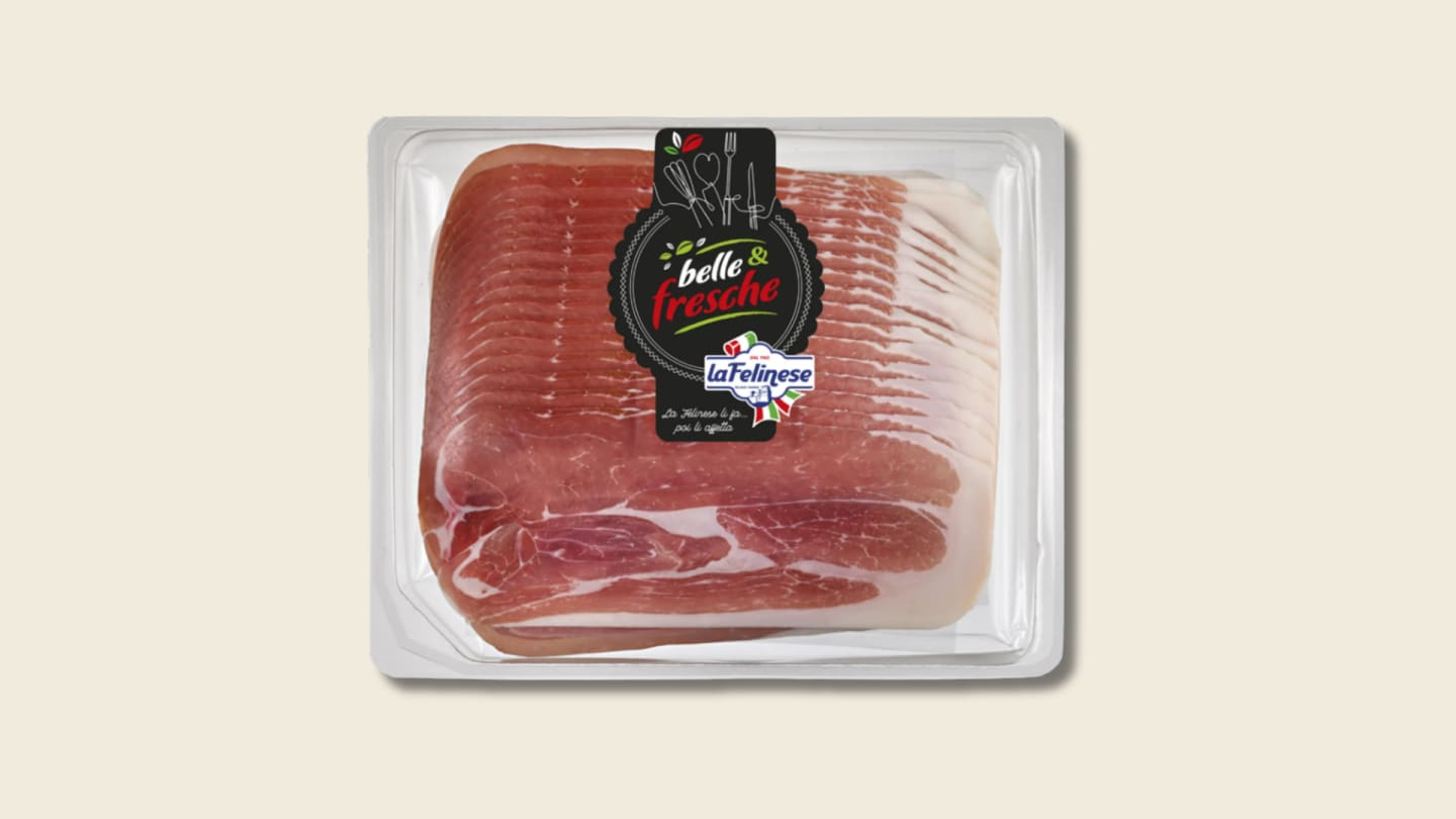 Prosciutto crudo skivad