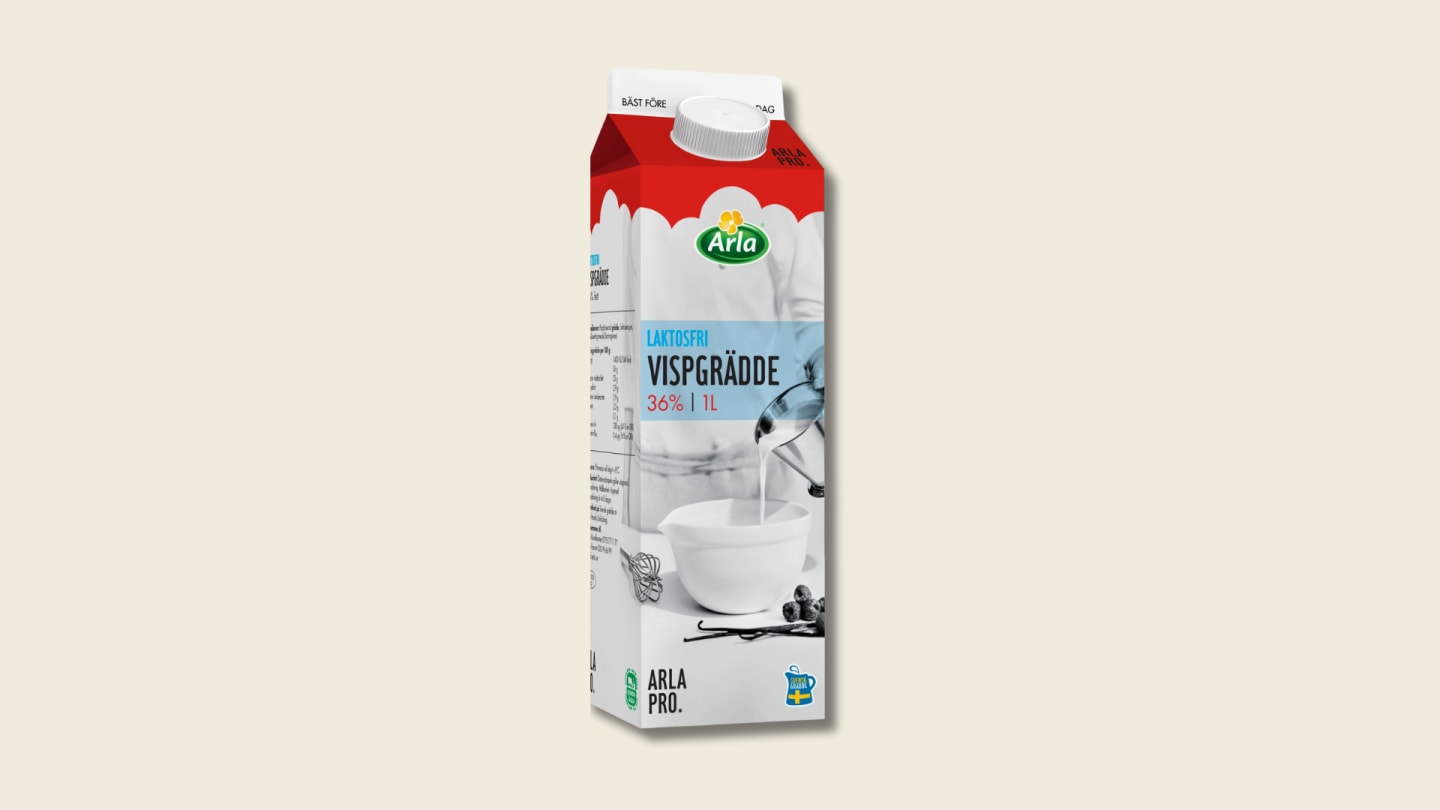 Vispgrädde 36% laktosfri