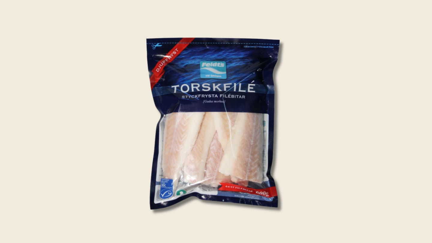Torskfilé MSC - fryst