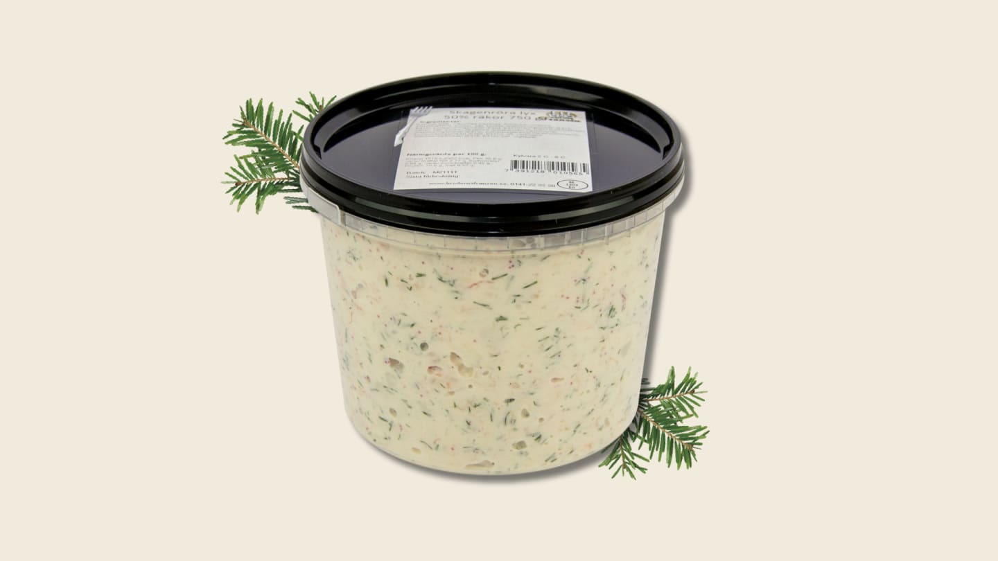 Skagenröra lyx 50& räkor