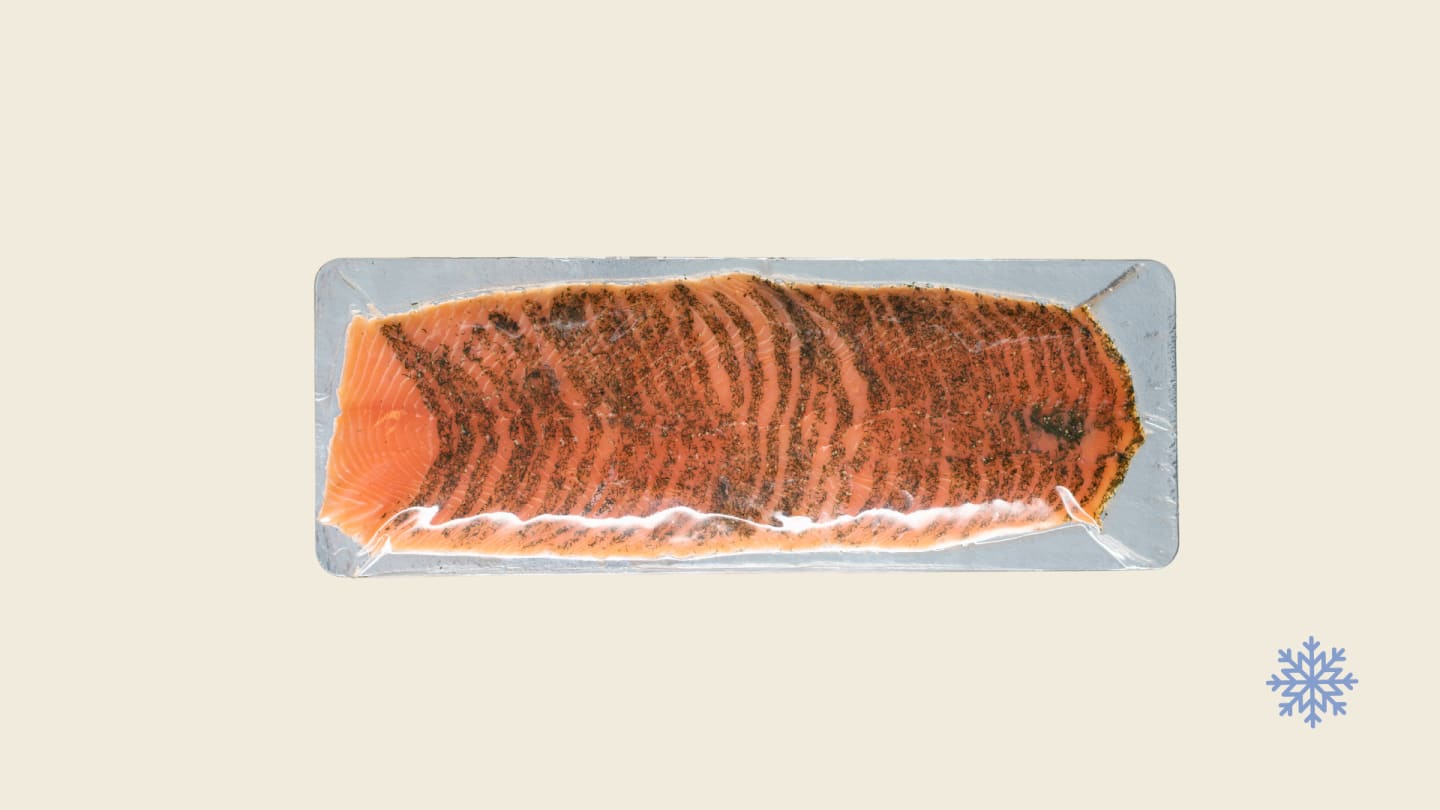 Gravad lax skivad ASC - fryst