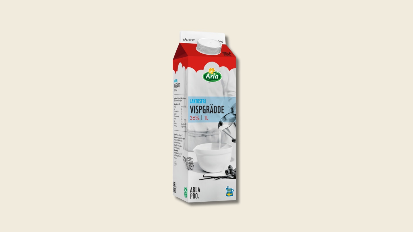 Vispgrädde 36% laktosfri