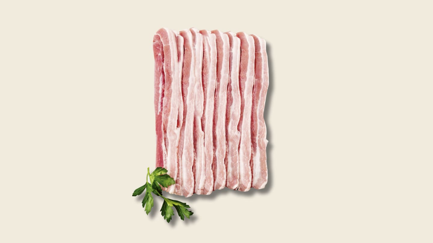 Rimmat stekfläsk skivat