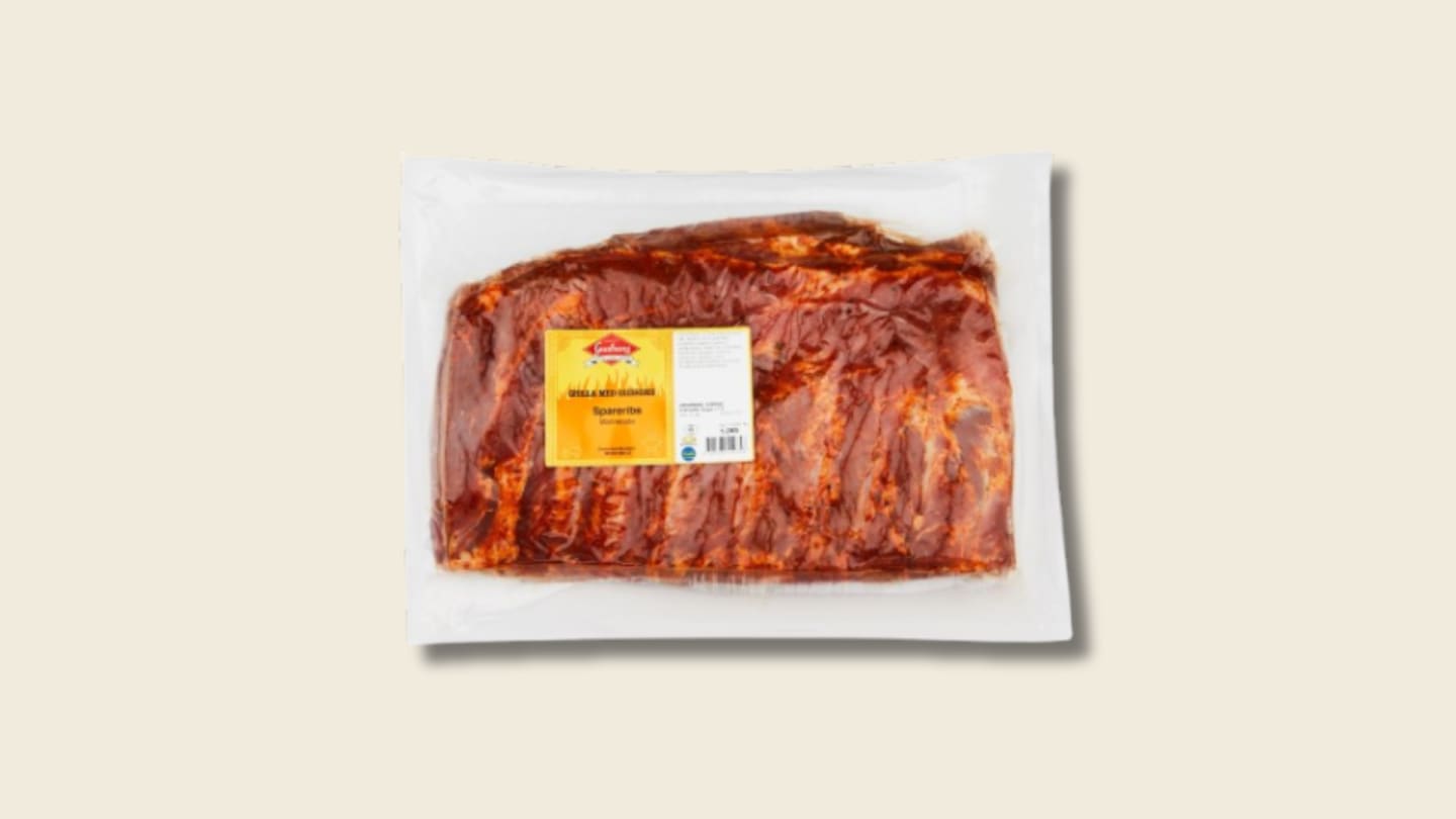 Spareribs kryddad