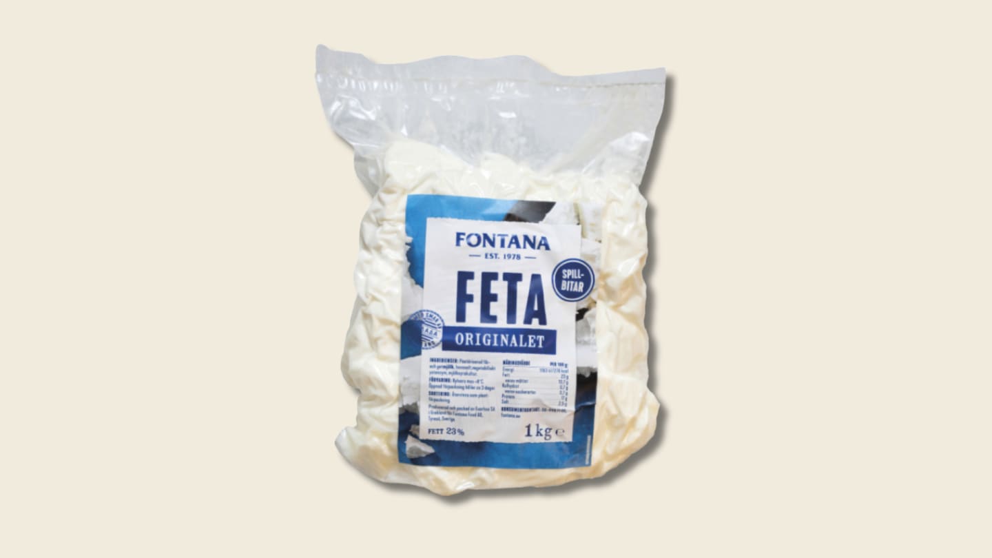 Fetaost spillbitar
