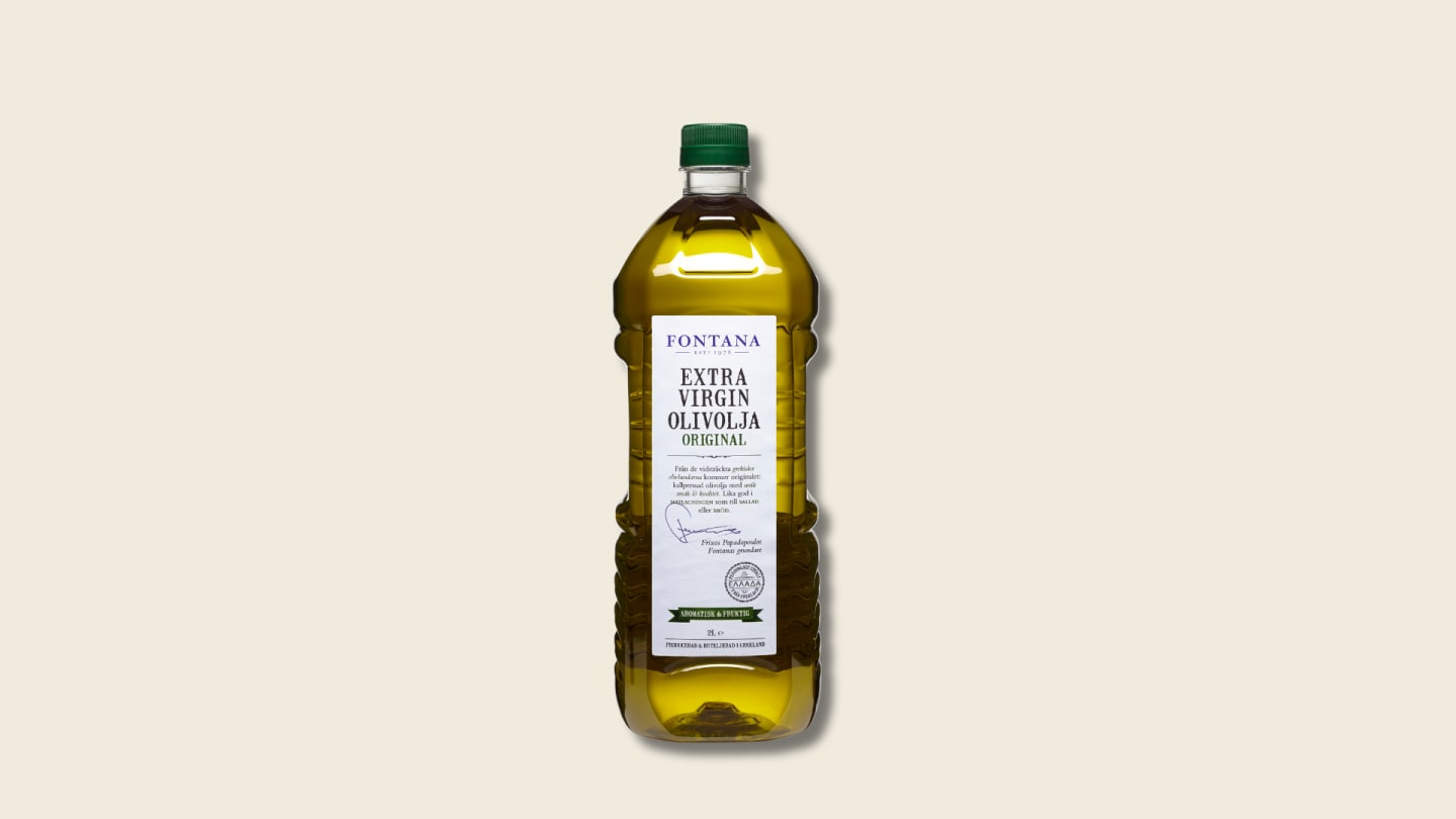 Olivolja jungfru grekisk