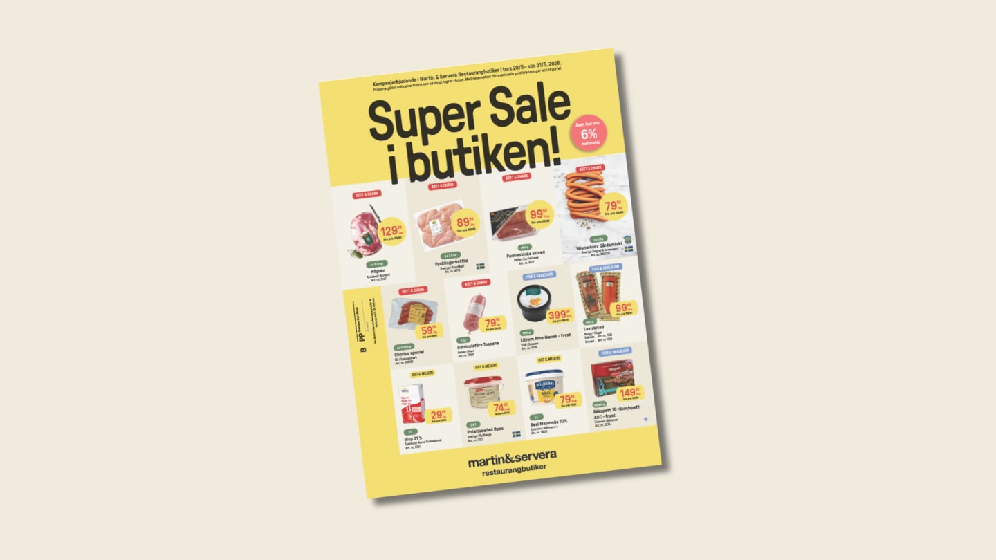 Digitalt kampanjblad - Super Sale 28–31/5 2026