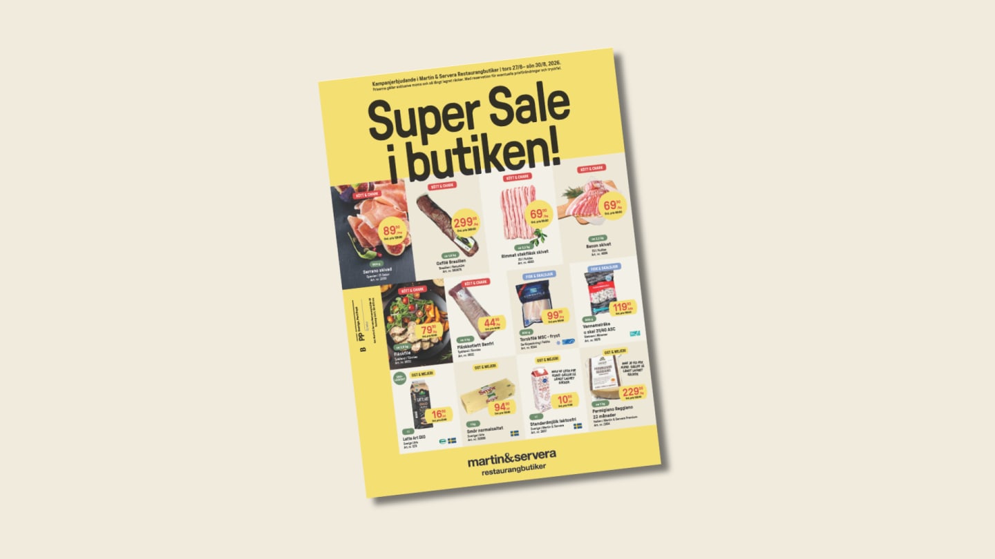 Digitalt kampanjblad - Super Sale 27–30/8 2026