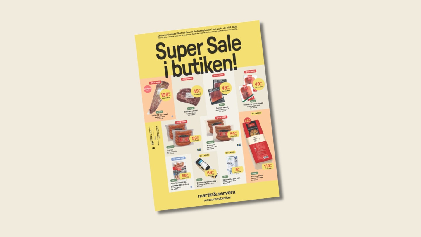 Digitalt kampanjblad - Super Sale 23–26/4 2026
