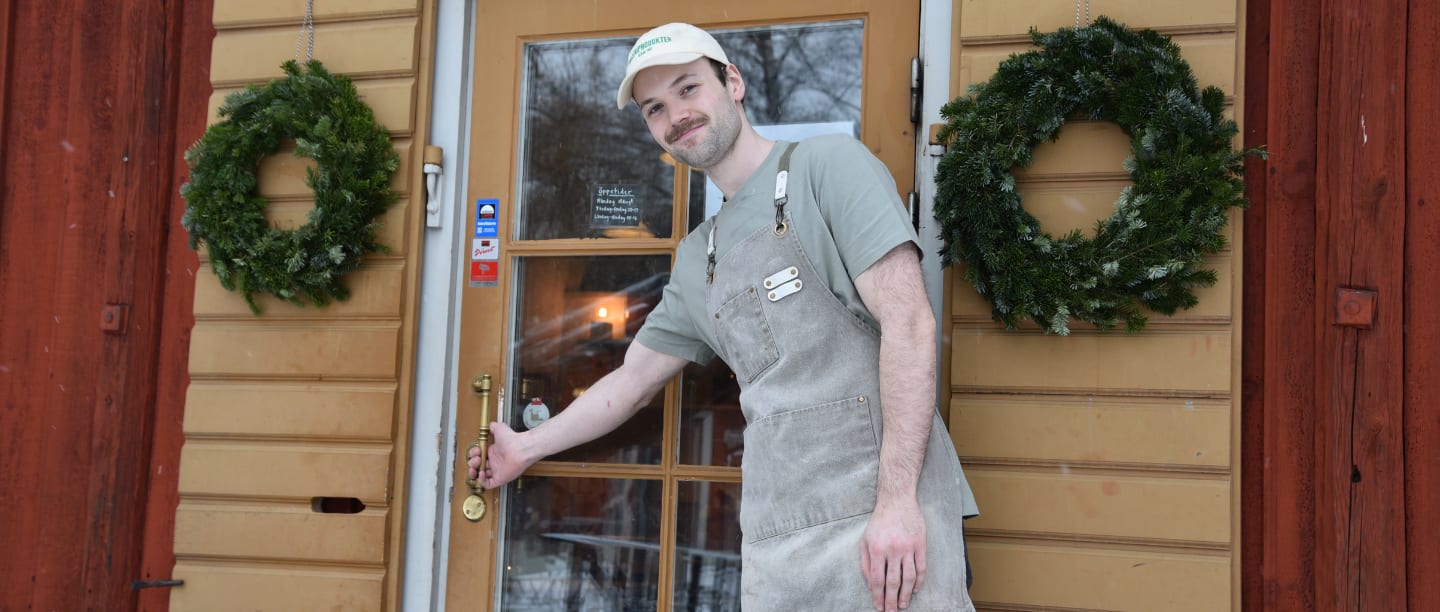 William, ansvarig för café och bageri